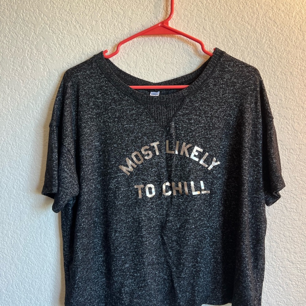 Old Navy Charcoal Knit Sweater